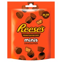 Reese's Peanut Butter Cup Minis Bag 68g £1.35 PMP