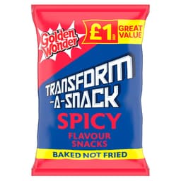 Golden Wonder Transform-A-Snack Spicy Flavour Snacks 56g £1 PMP