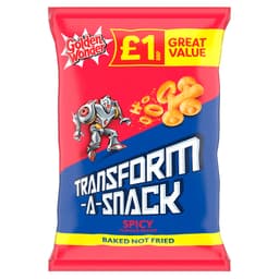 Golden Wonder Transform-A-Snack Spicy Flavour Snacks 56g £1 PMP