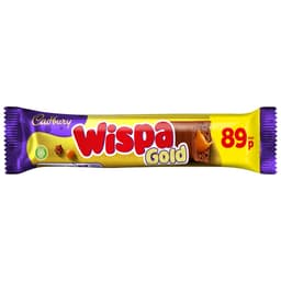 Cadbury Wispa Gold Chocolate Bar 48g 89p PMP