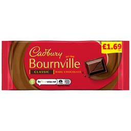 Cadbury Bournville Classic Dark Chocolate Chocolate 100g £1.69 PMP