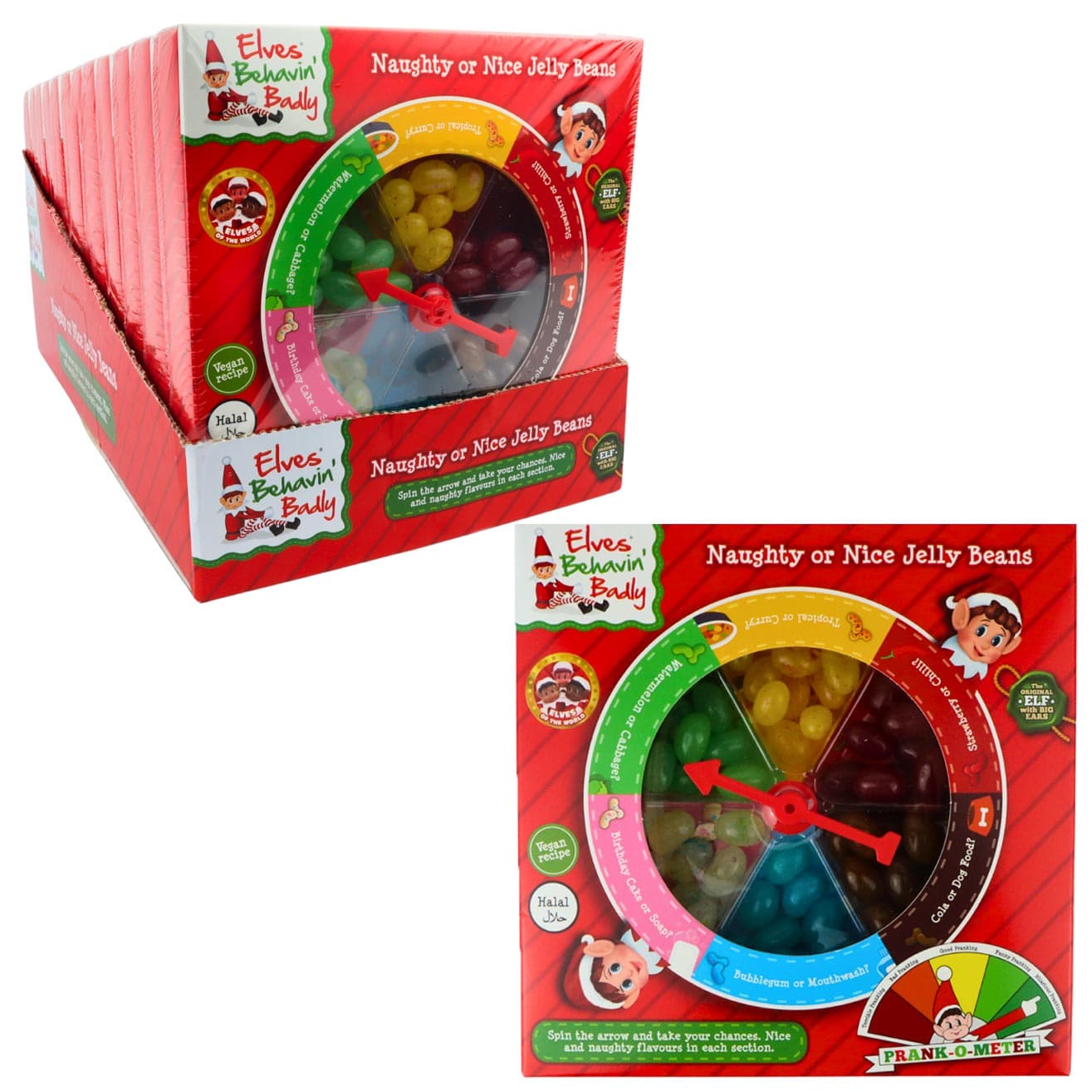 Elves Behavin' Badly Naughty or Nice Jelly Bean Game 100g
