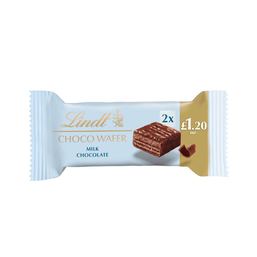 Lindt Choco Wafer Milk Chocolate Treat Pack 26g £1.20 PMP