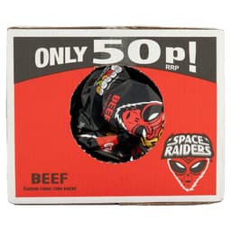 Space Raiders Beef Crisps 30g 50p PMP