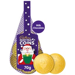 Cadbury Dairy Milk Coin Chocolate Net 70g