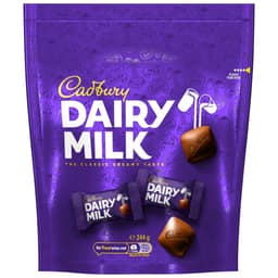 Cadbury Dairy Milk Chocolate Chunks Pouch 244g