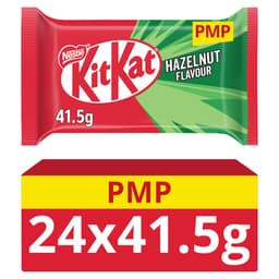 KitKat 4 Finger Hazelnut Chocolate Bar 41.5g 89p PMP 