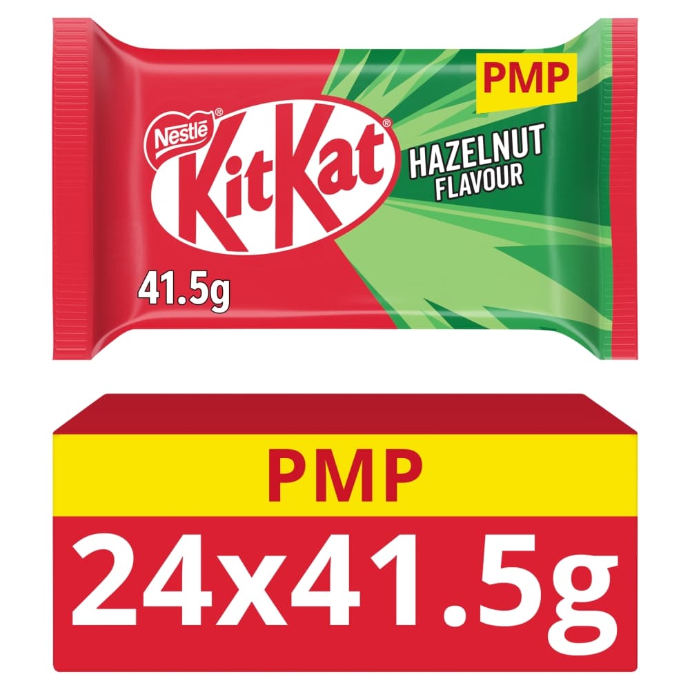 KitKat 4 Finger Hazelnut Chocolate Bar 41.5g 89p PMP 