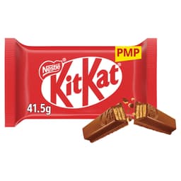 KitKat 4 Finger Milk Chocolate Biscuit Bar 41.5g PMP 89p