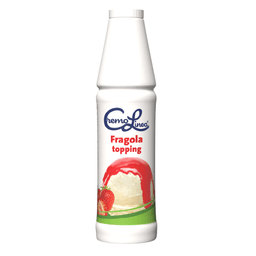 Cremolinea Fragola Strawberry Ice Cream Topping Sauce Bottle 1kg