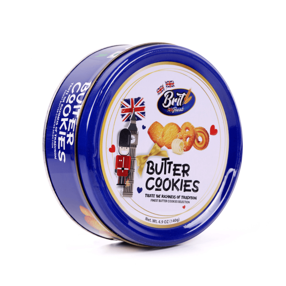Brit Treat Butter Cookies Tin 140g