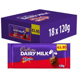 Cadbury Dairy Milk Daim Chocolate Bar 120g £1.95 PMP