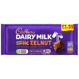 Cadbury Dairy Milk Chopped Nut Chocolate Bar 95g £1.95 PMP
