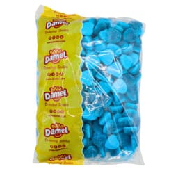 Damel Fizzy Raspberry Filled Hearts Bag 1kg