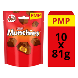 Munchies Milk Chocolate & Caramel Share Bag 81g PMP £1.65
