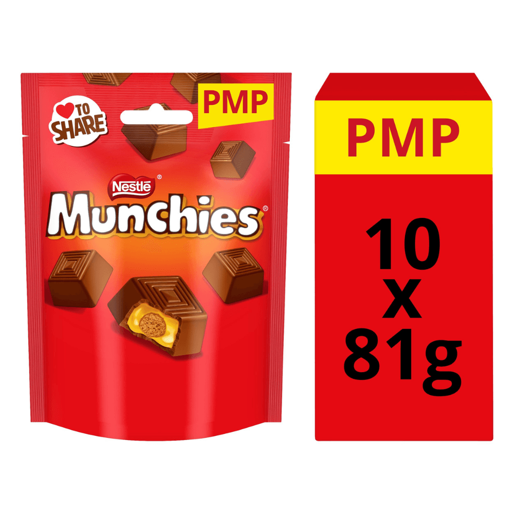 Munchies Milk Chocolate & Caramel Share Bag 81g PMP £1.65