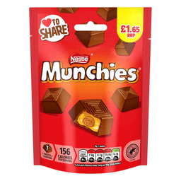 Munchies Milk Chocolate & Caramel Share Bag 81g PMP £1.65