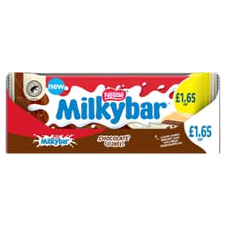 Milkybar Chocolate Crumble White Chocolate Bar 84g PMP £1.65