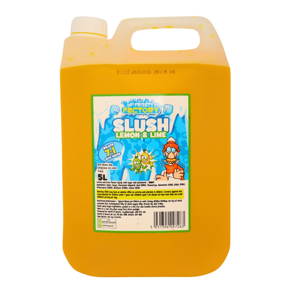 Crazy Frosty Factory Lemon & Lime Slush Syrup 5L