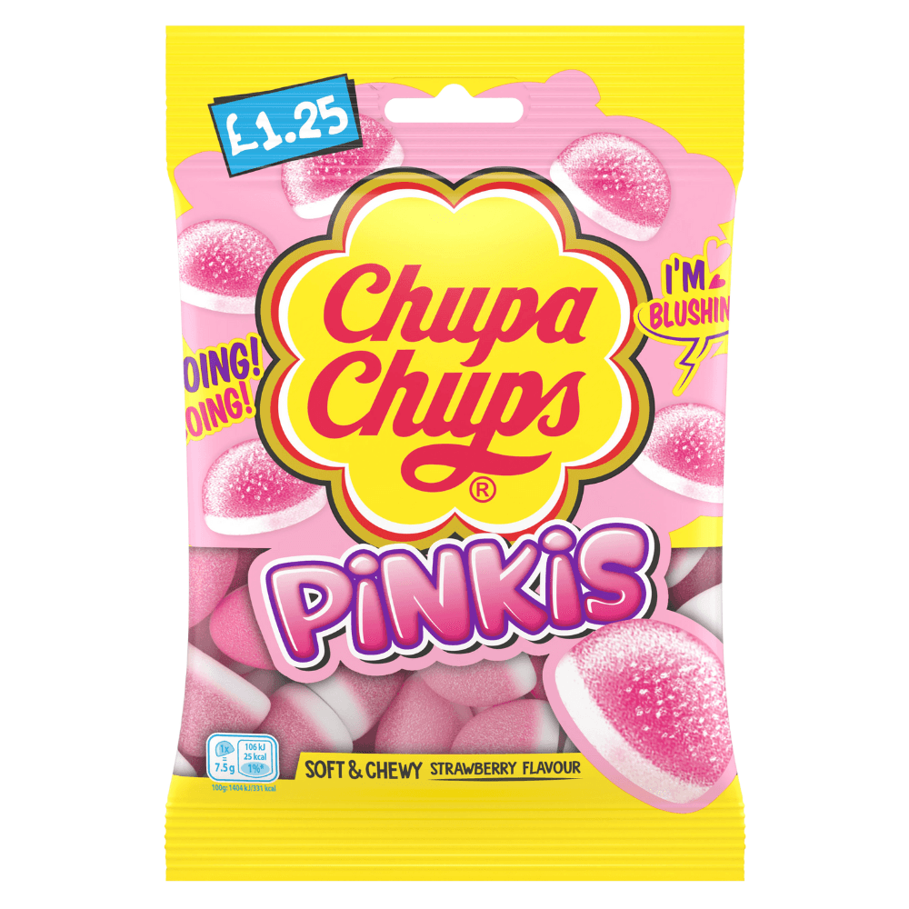 Chupa Chups Pinkis Bag 90g £1.25 PMP