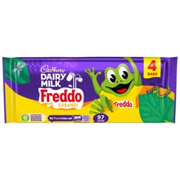 Cadbury Dairy Milk Caramel Freddo 4 Pack Multipack 78g