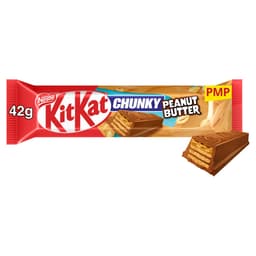 KitKat Chunky Peanut Butter Chocolate Bar 42g 89p PMP