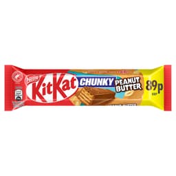 KitKat Chunky Peanut Butter Chocolate Bar 42g 89p PMP