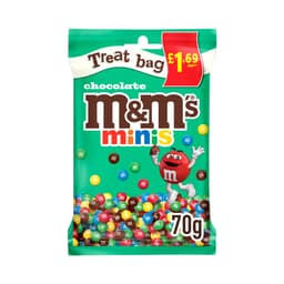M&M's Minis Bites Milk Chocolate Bag 70g £1.69 PMP