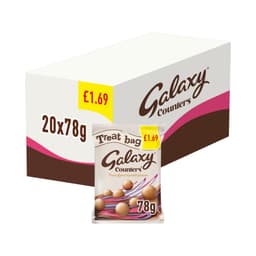 Galaxy Counters Milk Chocolate Buttons Treat Bag 78g £1.69 PMP