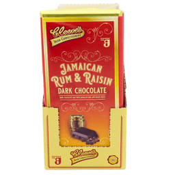 Cleeve's Jamaican Rum & Raisin Dark Chocolate Bar 80g