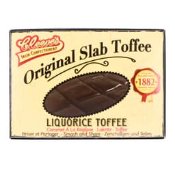 Cleeve's Original Slab Toffee Liquorice Bar 75g