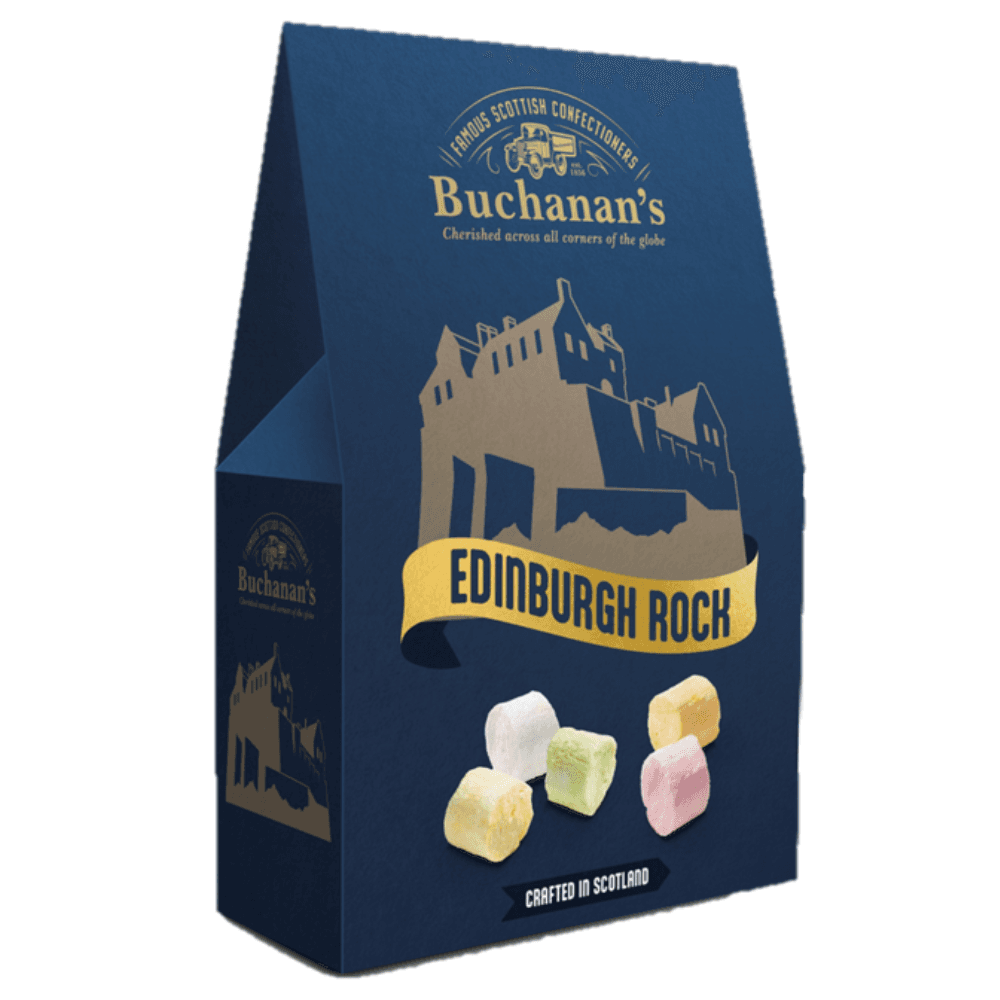 Buchanan's Edinburgh Rock Carton 150g