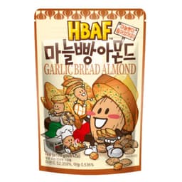 HBAF Garlic Bread Flavour Almonds Pouch 120g