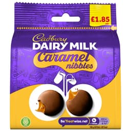Cadbury Dairy Milk Caramel Nibbles Chocolate Bag 85g £1.85 PMP