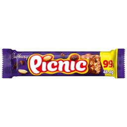 Cadbury Picnic Chocolate Bar 54.5g 99p PMP