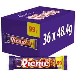 Cadbury Picnic Chocolate Bar 54.5g 99p PMP