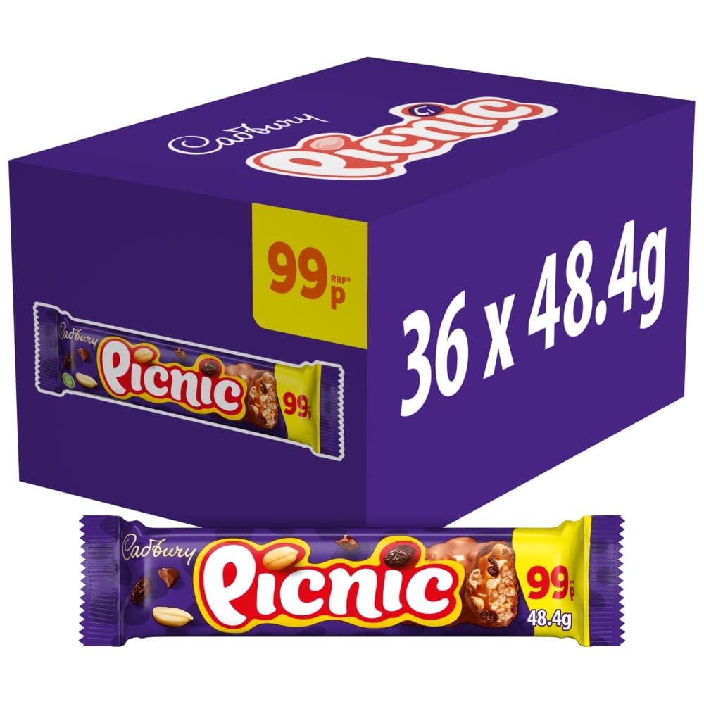 Cadbury Picnic Chocolate Bar 54.5g 99p PMP