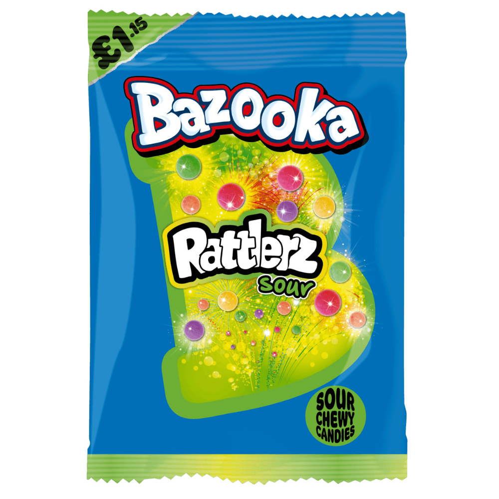 Bazooka Rattlerz Sour Chewy Candies 100g £1.15 PMP