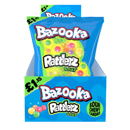 Bazooka Rattlerz Sour Chewy Candies 100g £1.15 PMP