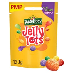 Rowntree's Jelly Tots Sweets Sharing Bag 120g PMP £1.25