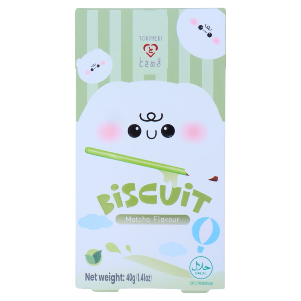 Tokimeki Biscuit Matcha Flavour 40g