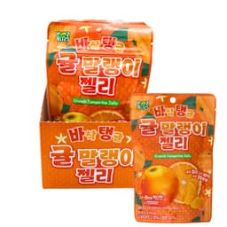 Yum'z Bites Crunch Tangerine Jelly Pouch 40g