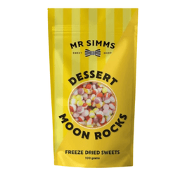 Mr Simms Moon Rocks Desserts Freeze Dried Sweets Pouch 100g