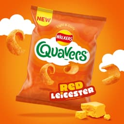 Quavers Red Leicester Cheese Multipack Crisps Snacks 6 Pack
