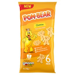 Pom-Bear Cheese Multipack Crisps 6 Pack Multipack