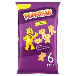 Pom-Bear BBQ Multipack Crisps 6 Pack Multipack