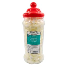 Mr. Crilly's Throat & Cough Drops Menthol Eucalyptus Flavour Jar 1.5kg