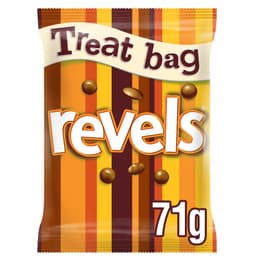 Revels Milk Chocolate Bag wth Raisins, Coffee or Orange Bag 71g