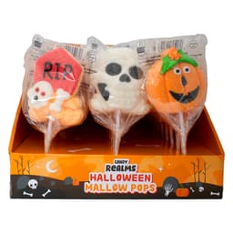 Candy Realms Halloween Mallow Pops 45g