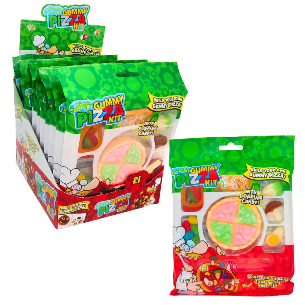 Crazy Candy Factory Gummy Pizza Kit 74g
